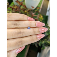 0.62 Ct. Blue Sapphire from Ceylon (Sri Lanka) Life Style