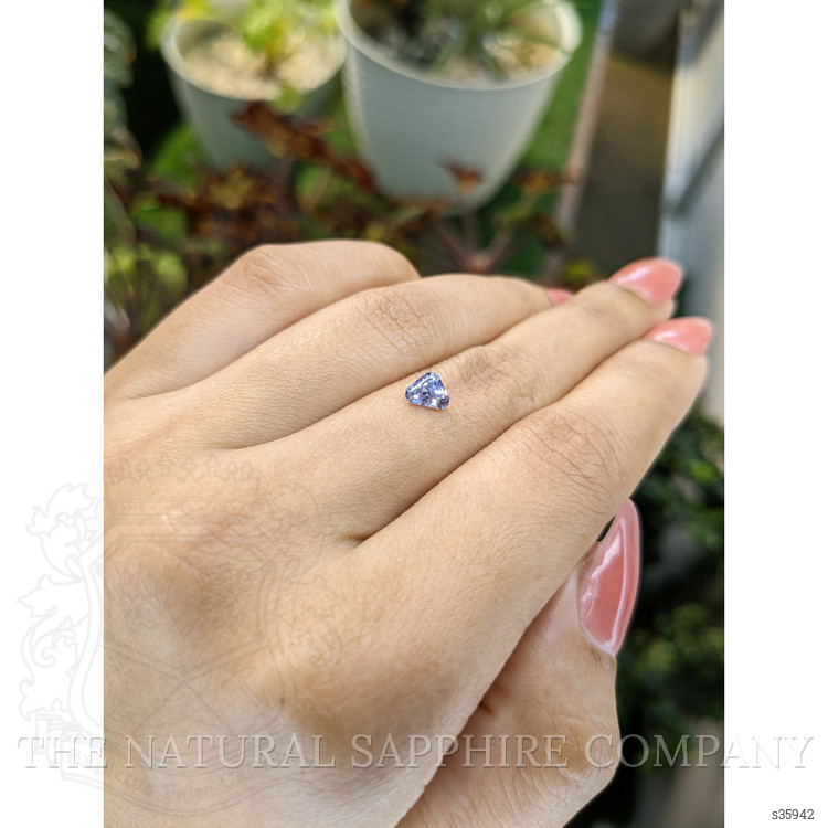 0.62 Ct. Blue Sapphire from Ceylon (Sri Lanka)