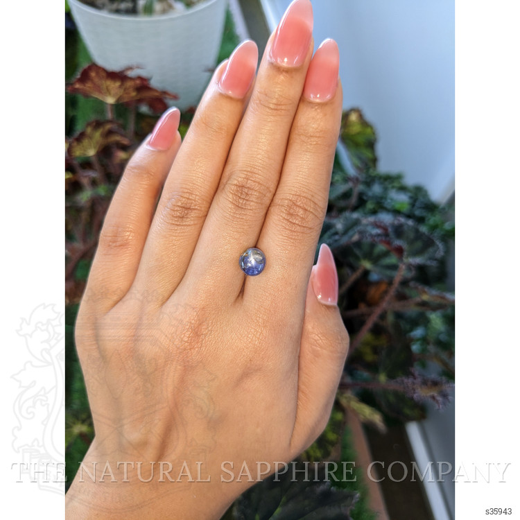 4.02 Ct. Blue Star Sapphire from Ceylon (Sri Lanka)