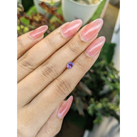 0.60 Ct. Pinkish Purple Sapphire from Ceylon (Sri Lanka) Life Style