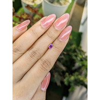 0.56 Ct. Pinkish Purple Sapphire from Ceylon (Sri Lanka) Life Style