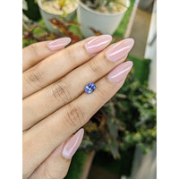 1.43 Ct. Violet Sapphire from Ceylon (Sri Lanka) Life Style