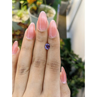 0.90 Ct. Pinkish Purple Sapphire from Ceylon (Sri Lanka) Life Style