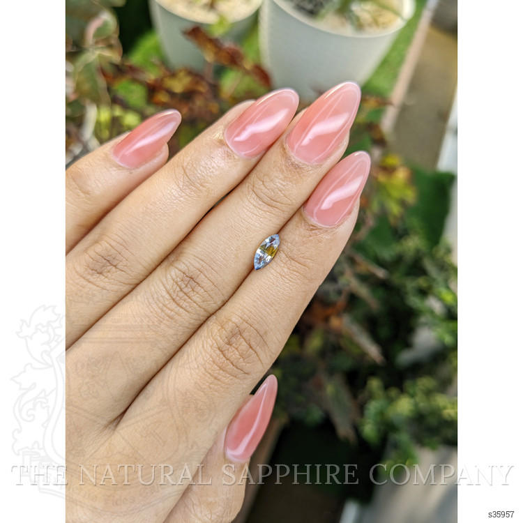 0.80 Ct. Bi Color Sapphire from Ceylon (Sri Lanka)