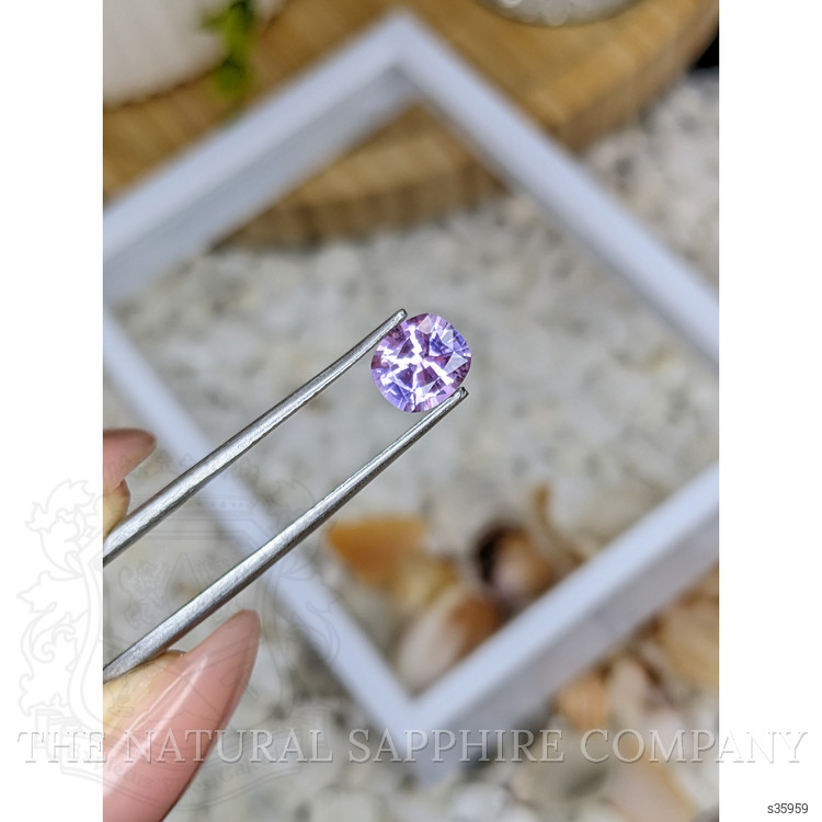 1.15 Ct. Pinkish Purple Sapphire from Ceylon (Sri Lanka)