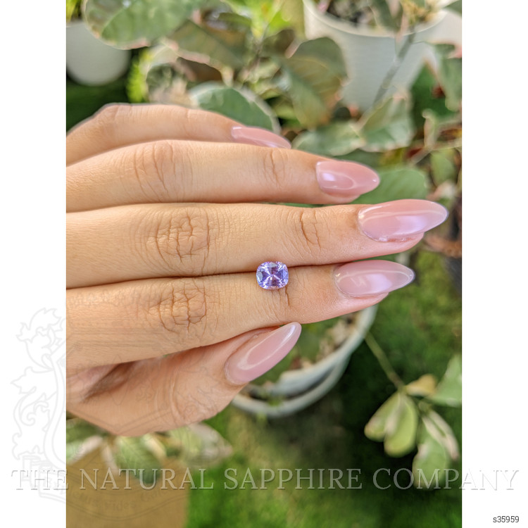 1.15 Ct. Pinkish Purple Sapphire from Ceylon (Sri Lanka)