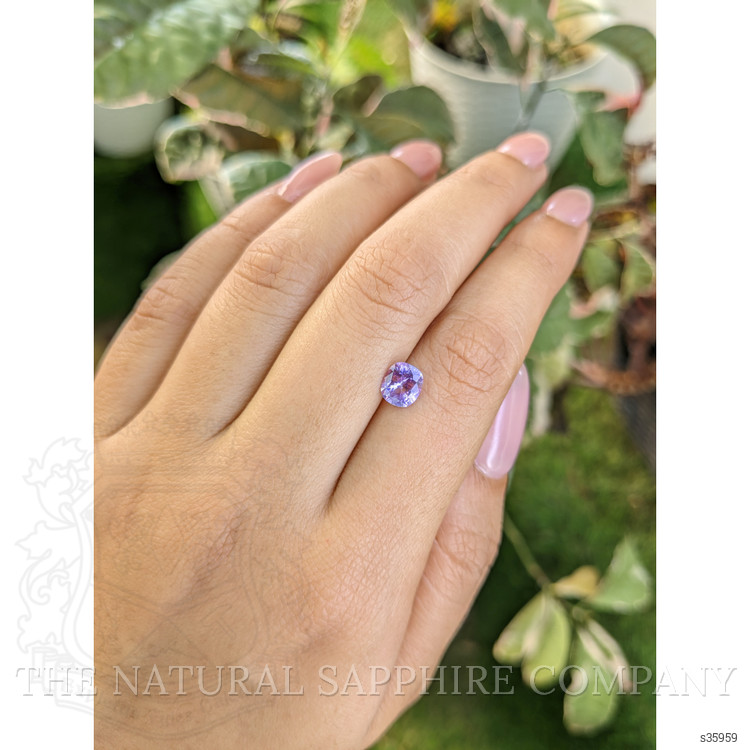 1.15 Ct. Pinkish Purple Sapphire from Ceylon (Sri Lanka)