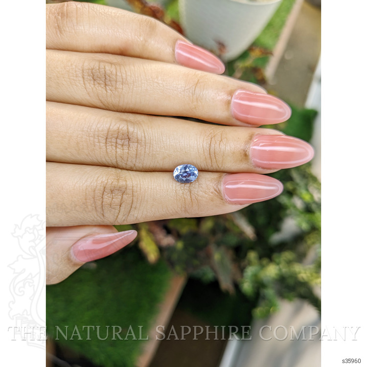 1.19 Ct. Blue Sapphire from Ceylon (Sri Lanka)