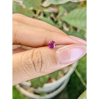 0.57 Ct. Purplish Pink Sapphire from Ceylon (Sri Lanka) Life Style