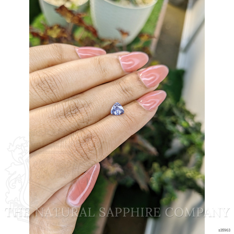 0.81 Ct. Blue Sapphire from Ceylon (Sri Lanka)