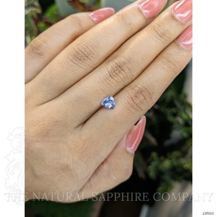 0.81 Ct. Blue Sapphire from Ceylon (Sri Lanka)