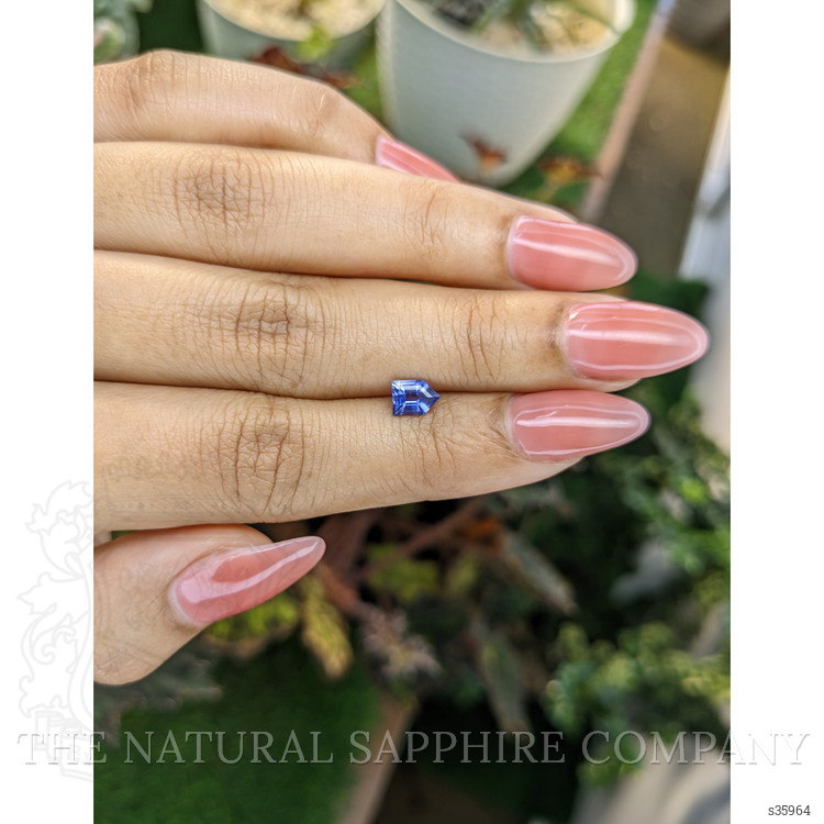 0.60 Ct. Blue Sapphire from Ceylon (Sri Lanka)