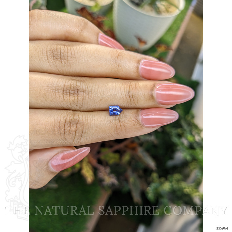 0.60 Ct. Blue Sapphire from Ceylon (Sri Lanka)
