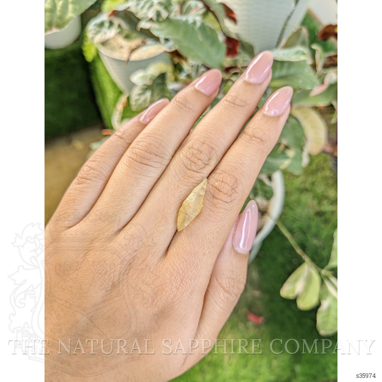 6.59 Ct. Yellow Sapphire Crystal from Ceylon (Sri Lanka)