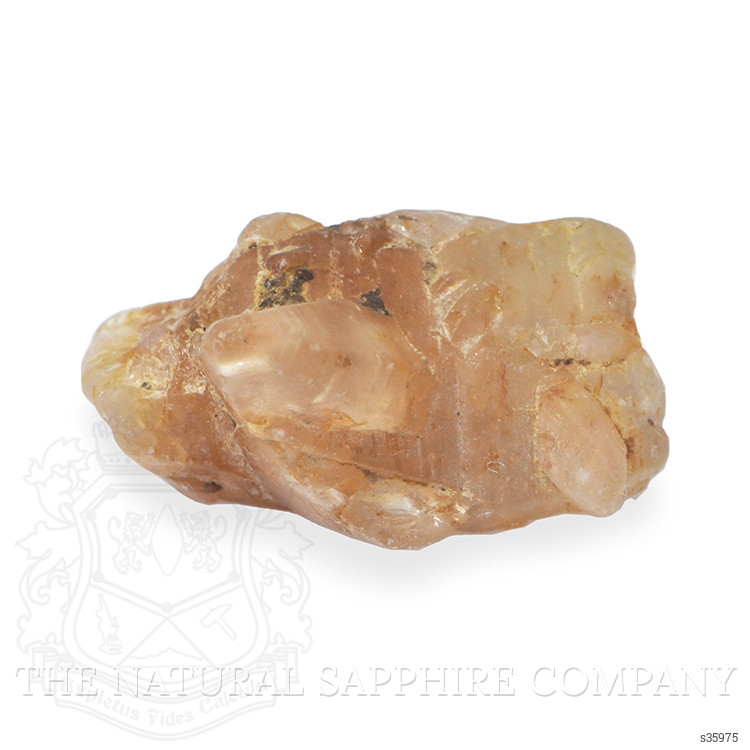 18.02 Ct. Yellowish Brown Rough Sapphire from Ceylon (Sri Lanka)