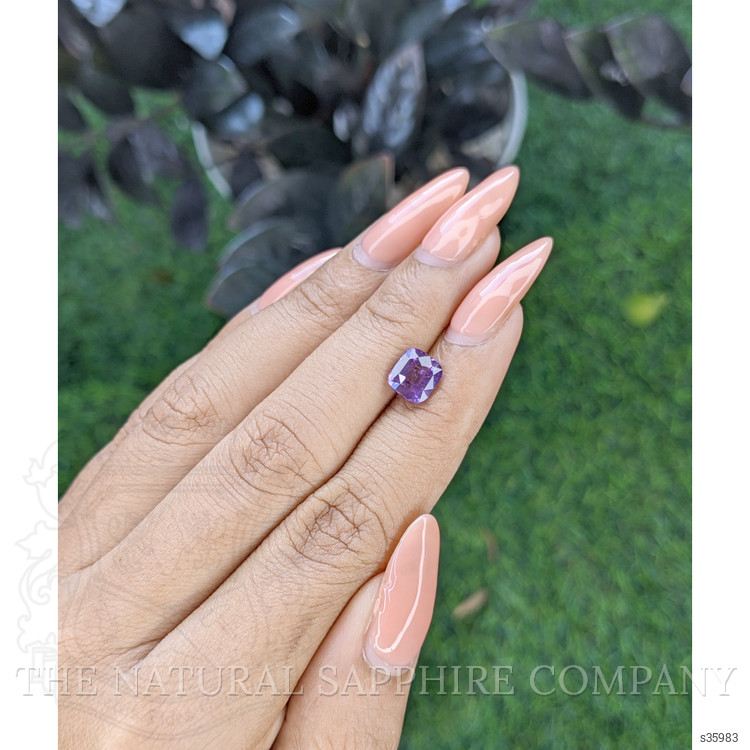 2.11 Ct. Purple Sapphire from Ceylon (Sri Lanka)