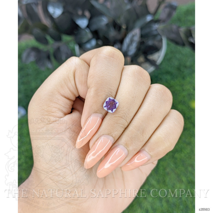 2.11 Ct. Purple Sapphire from Ceylon (Sri Lanka)