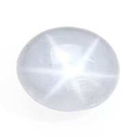 9.49 Ct. White Star Sapphire from Ceylon (Sri Lanka) Video