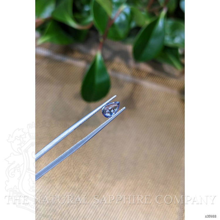 1.11 Ct. Blue Sapphire from Ceylon (Sri Lanka)