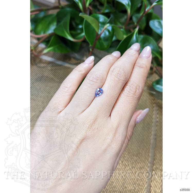 1.11 Ct. Blue Sapphire from Ceylon (Sri Lanka)