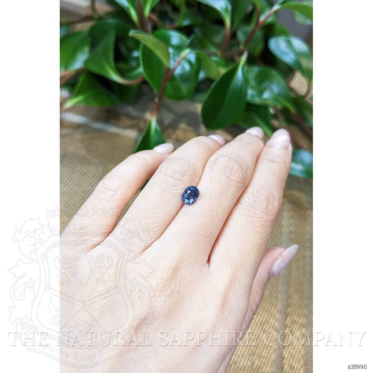 1.44 Ct. Blue Sapphire from Ceylon (Sri Lanka)