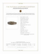 31.39 Ct. Blue Rough Sapphire Crystal from Ceylon (Sri Lanka) Scan Report