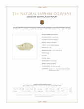 5.38 Ct. Yellow Rough Sapphire from Ceylon (Sri Lanka) Scan Report