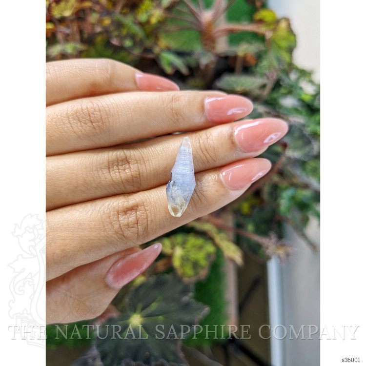 10.93 Ct. Blue Sapphire Crystal from Ceylon (Sri Lanka)