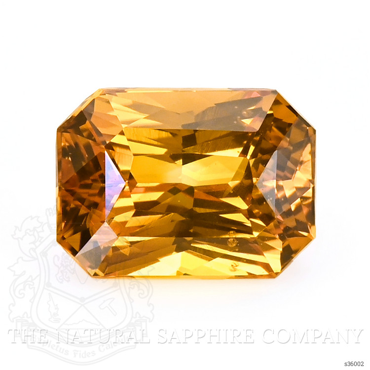 2.37 Ct. Yellowish Orange Sapphire from Ceylon (Sri Lanka)