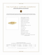 18.36 Ct. Yellow Rough Sapphire Crystal from Ceylon (Sri Lanka) Scan Report