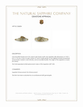 6.96 Ct. Multi Color Rough Sapphire Crystal from Ceylon (Sri Lanka) Appraisal