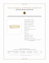 2.63 Ct. Yellow Rough Sapphire from Ceylon (Sri Lanka) Scan Report