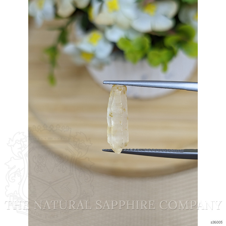 2.63 Ct. Yellow Rough Sapphire from Ceylon (Sri Lanka)