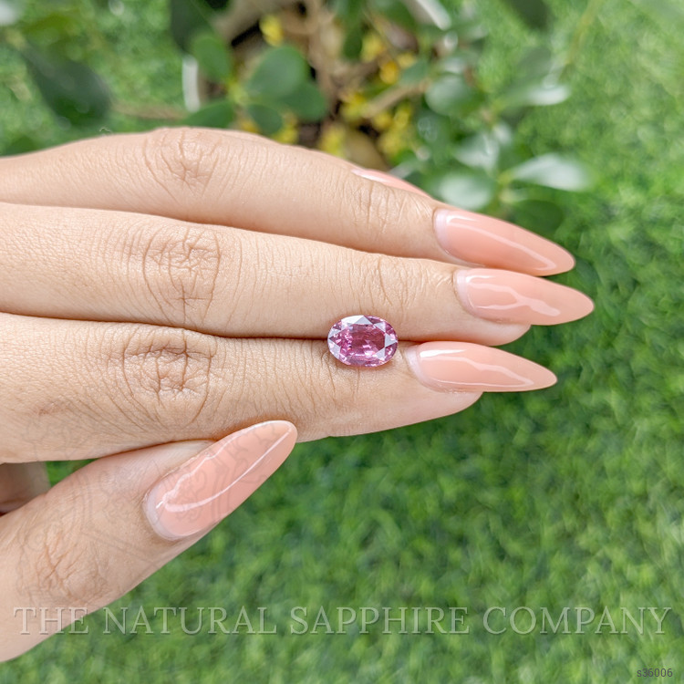 2.55 Ct. Pink Sapphire from Ceylon (Sri Lanka)