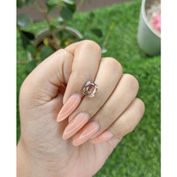 2.60 Ct. Pinkish Brown Sapphire from Ceylon (Sri Lanka) Life Style