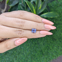 1.96 Ct. Blue Sapphire from Ceylon (Sri Lanka) Life Style