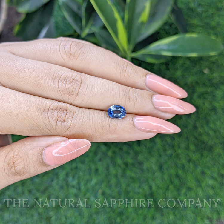 1.83 Ct. Greyish Blue Sapphire from Ceylon (Sri Lanka)