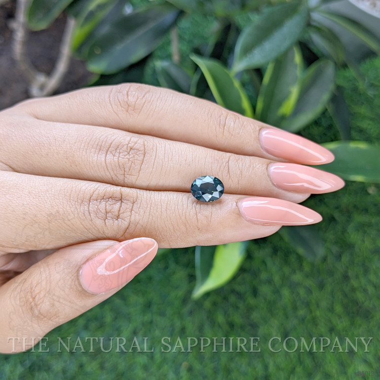 2.59 Ct. Bluish Green Sapphire from Ceylon (Sri Lanka)