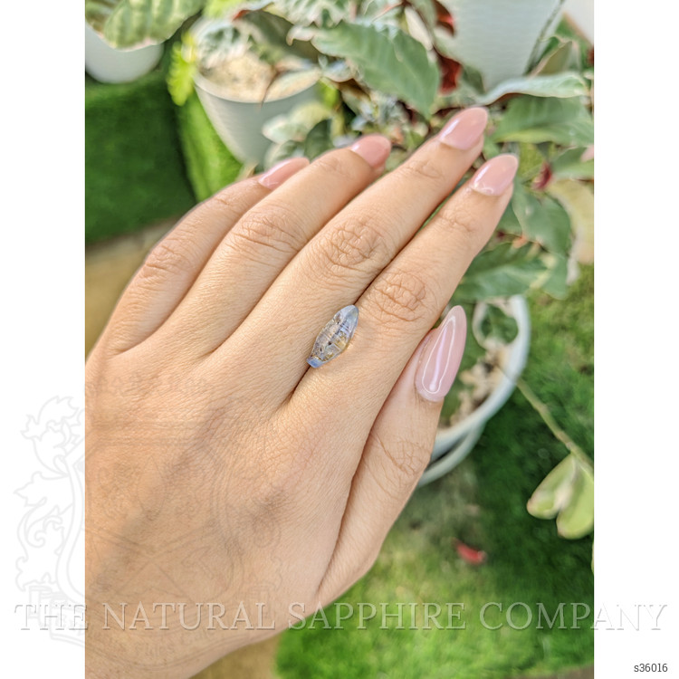 5.14 Ct. Blue Rough Sapphire from Ceylon (Sri Lanka)