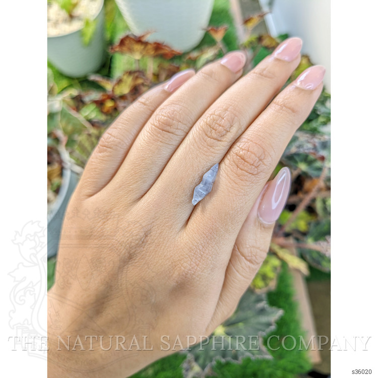 2.52 Ct. Blue Rough Sapphire Crystal from Ceylon (Sri Lanka)