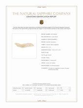 2.13 Ct. Yellow Rough Sapphire Crystal from Ceylon (Sri Lanka) Scan Report