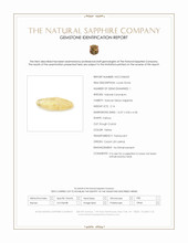 2.14 Ct. Yellow Rough Sapphire Crystal from Ceylon (Sri Lanka) Scan Report