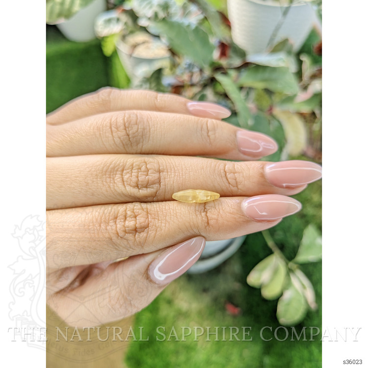 2.14 Ct. Yellow Sapphire Crystal from Ceylon (Sri Lanka)