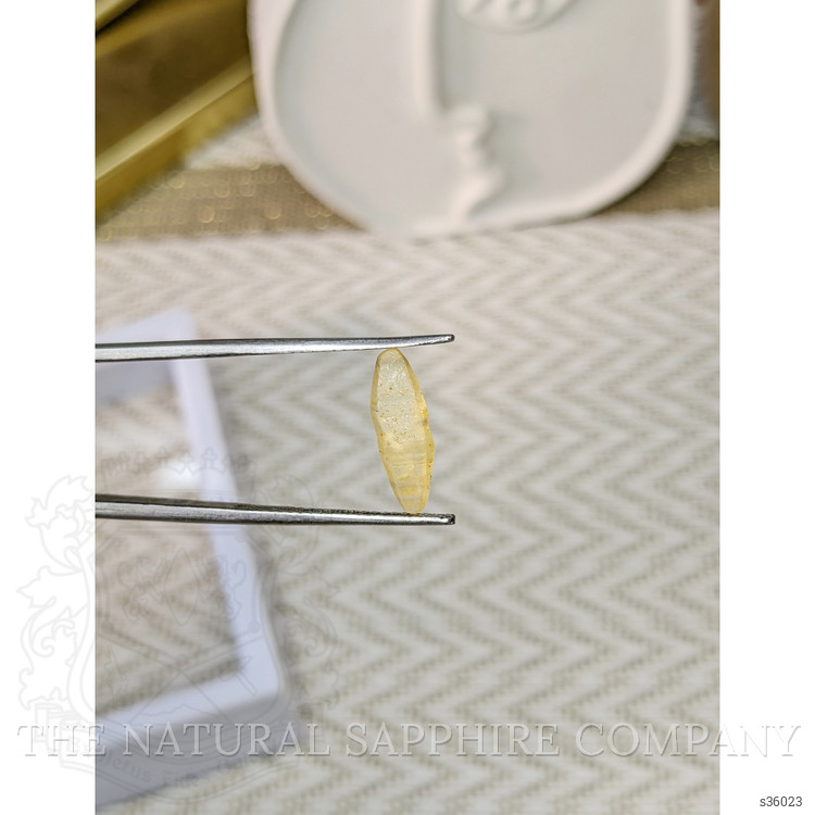 2.14 Ct. Yellow Sapphire Crystal from Ceylon (Sri Lanka)