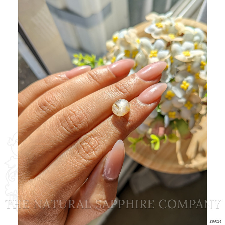 4.58 Ct. Bi Color Star Sapphire from Ceylon (Sri Lanka)