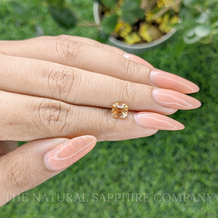 1.47 Ct. Orangish Yellow Sapphire from Madagascar