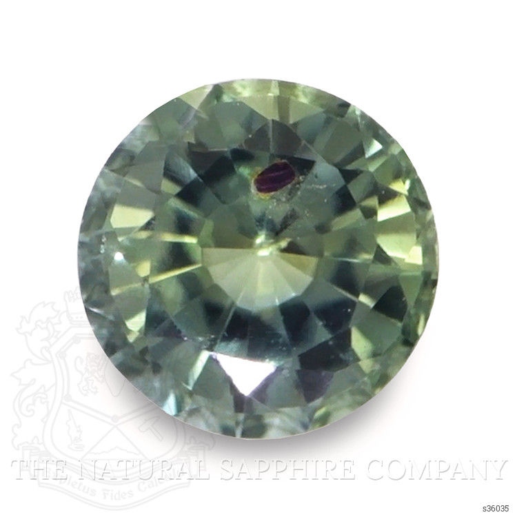 0.68 Ct. Yellowish Green Sapphire from Madagascar