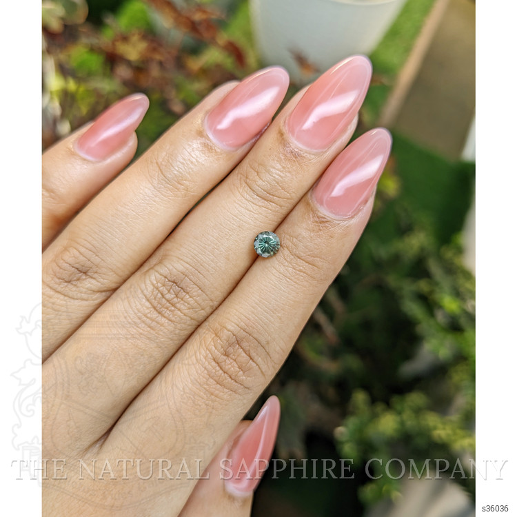 0.63 Ct. Green Sapphire from Madagascar