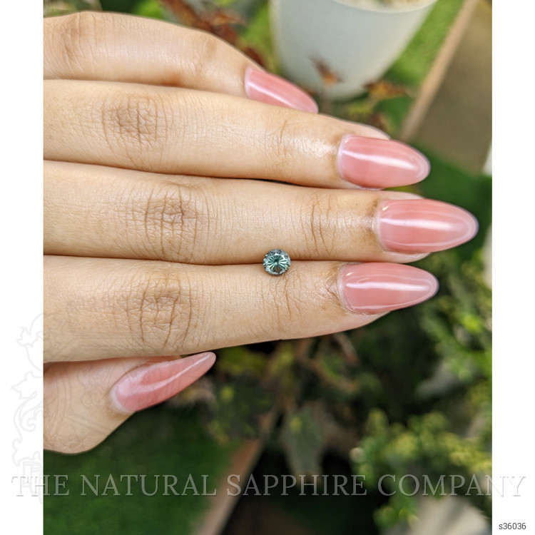 0.63 Ct. Green Sapphire from Madagascar