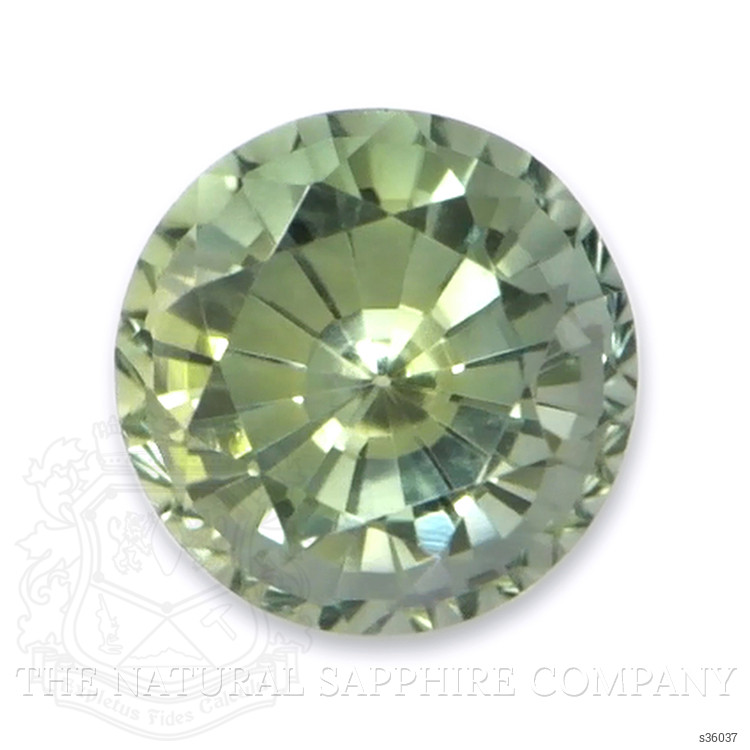 0.66 Ct. Yellowish Green Sapphire from Madagascar